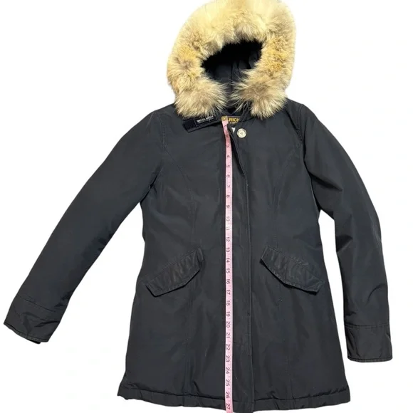 WOOLRICH Arctic Parka in Urban Touch with Detachable Fur size Small - Picture 8 of 16